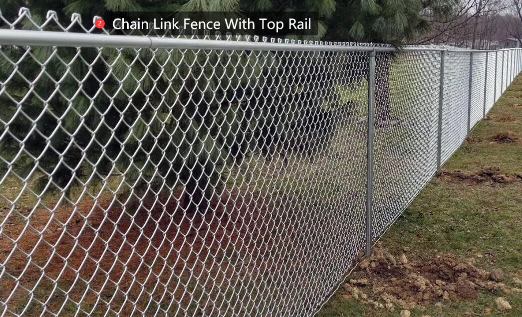 Gi Chain Link Fence Cyclone Wire Mesh Fencing with Barbed Wire