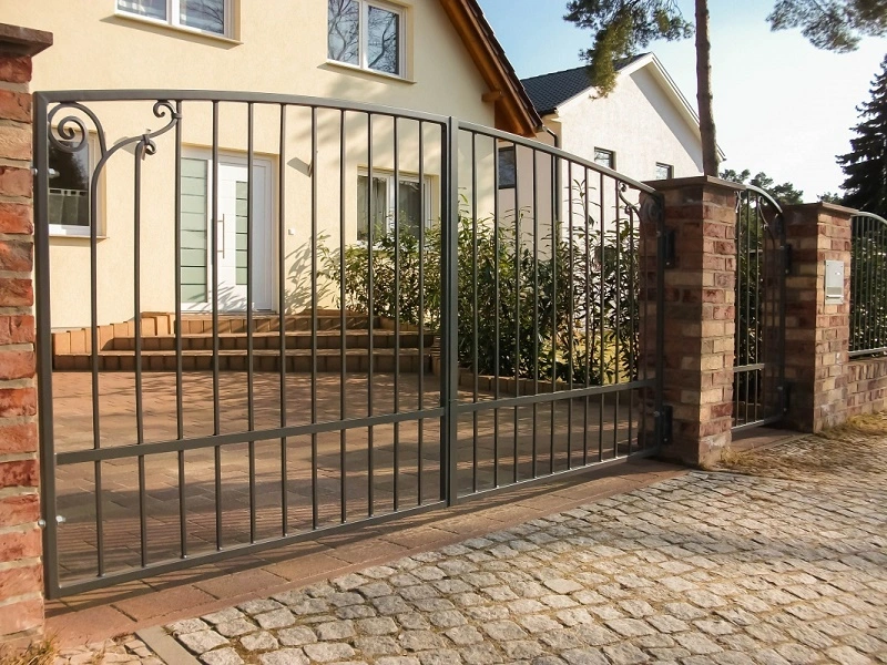 Galvanized Powder Coated Wrought Iron Gate