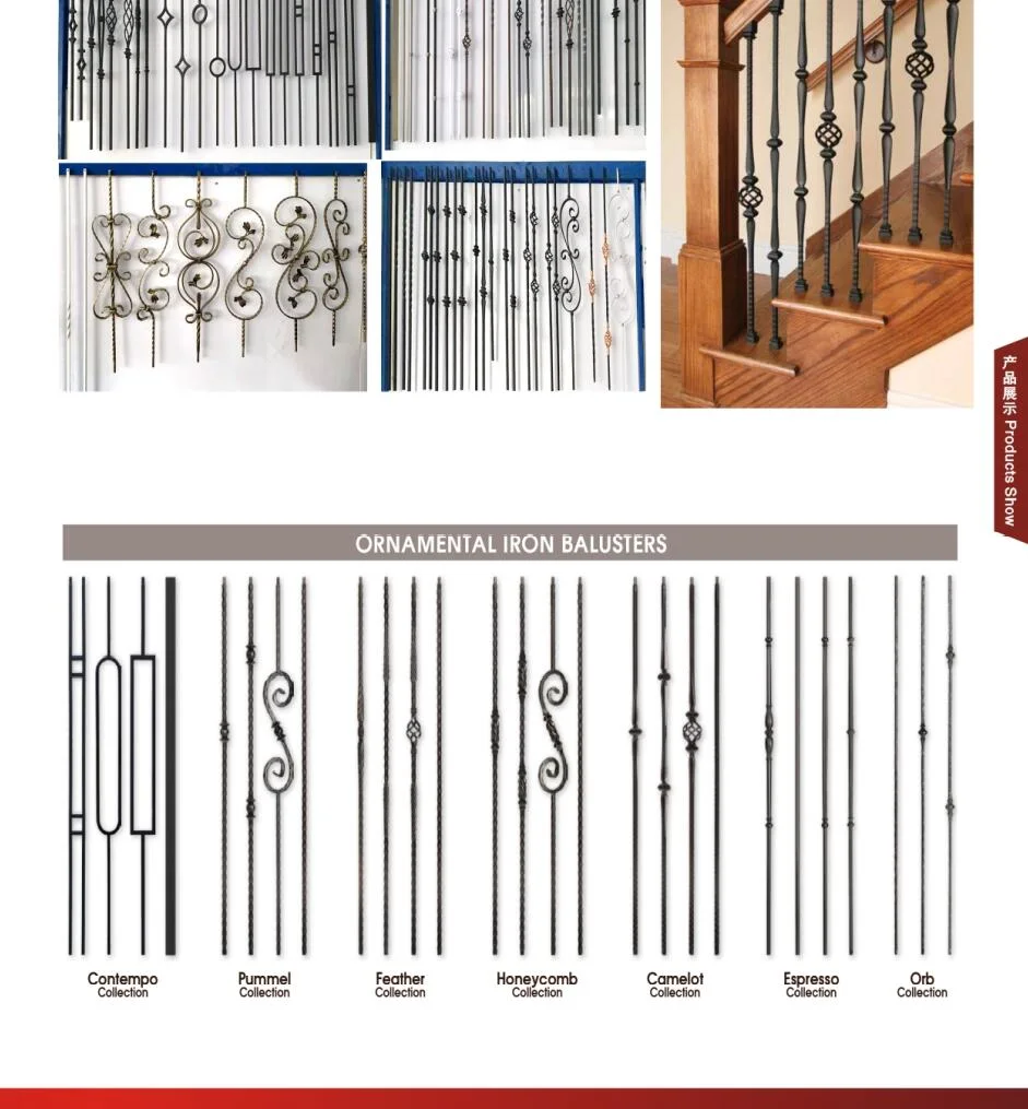 Factory Supply High Quality Wrought Iron Stair Balusters