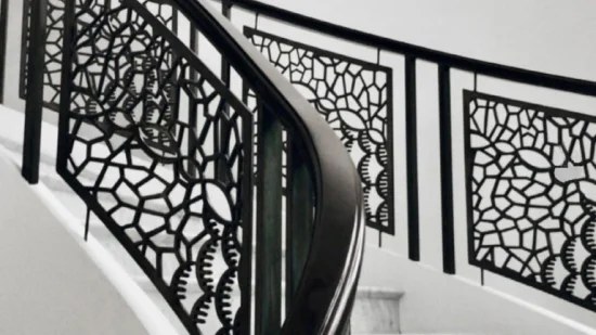 Schmiedeeiserne Geländer-Treppen, schmiedeeiserne Balustraden-Designs